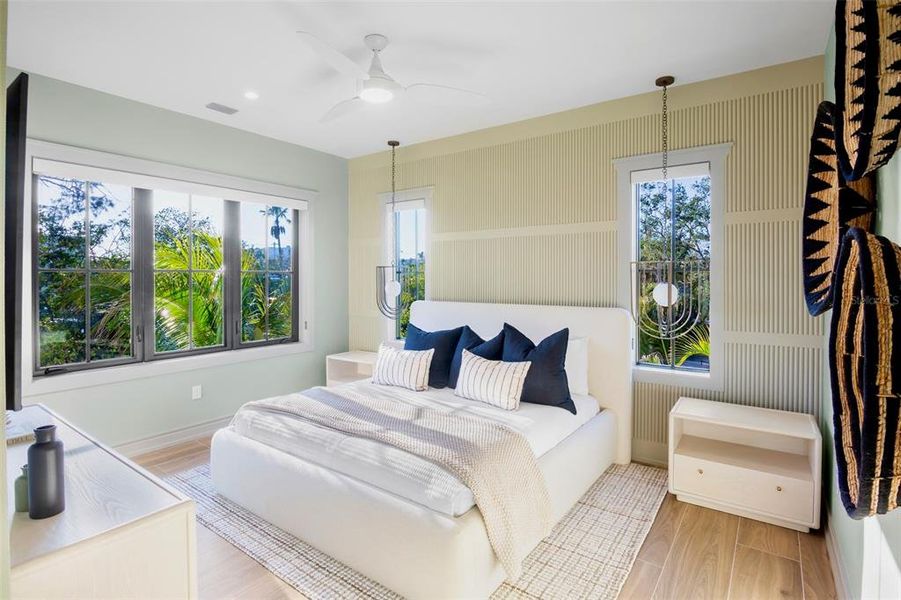 Furnished interior view inside a new home in , Sarasota (Image 10).