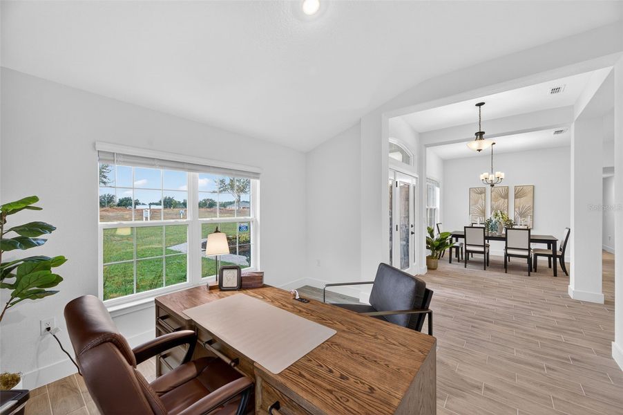 Furnished interior view inside a new home in Hill Country Estates, Dade City (Image 6).