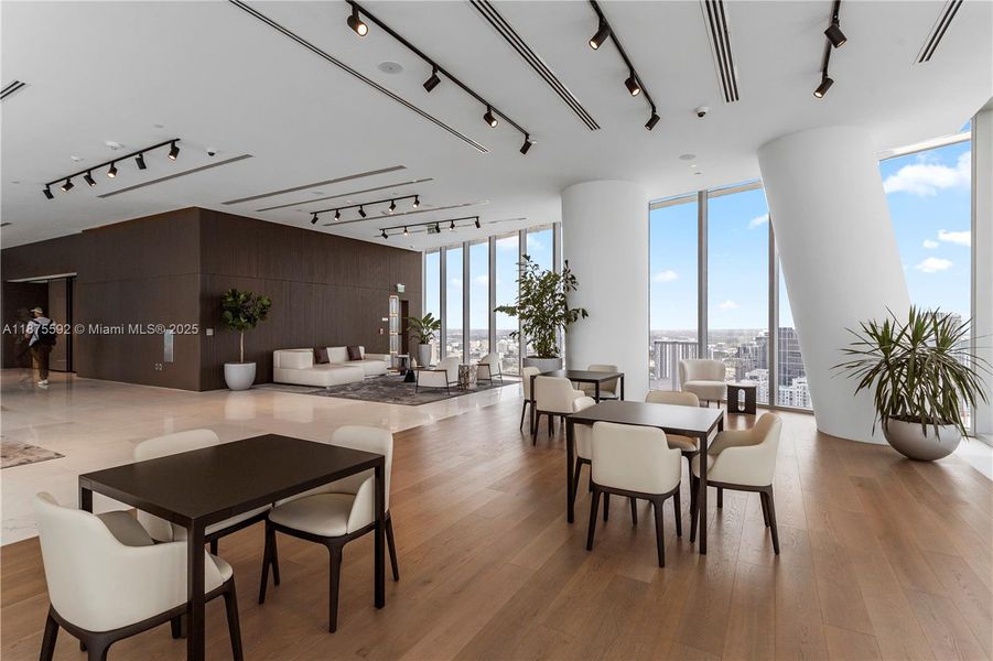 Furnished interior view inside a new home in , Miami (Image 38).