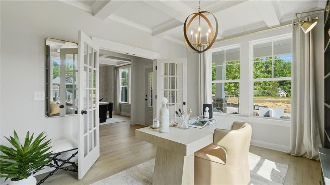 Furnished interior view inside a new home in Brighton, Locust Grove (Image 38).