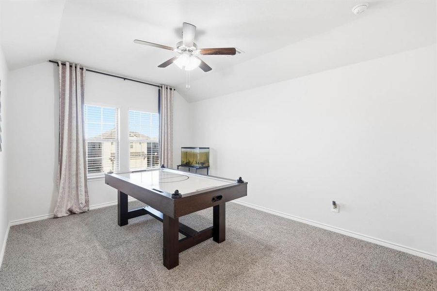 Furnished interior view inside a new home in Spiritas Ranch, Little Elm (Image 8). Furnished interior view inside a new home in Spiritas Ranch, Little Elm (Image 8).