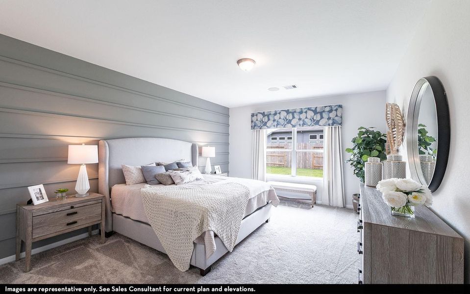 Furnished interior view inside a new home in Cielo, Conroe (Image 9).