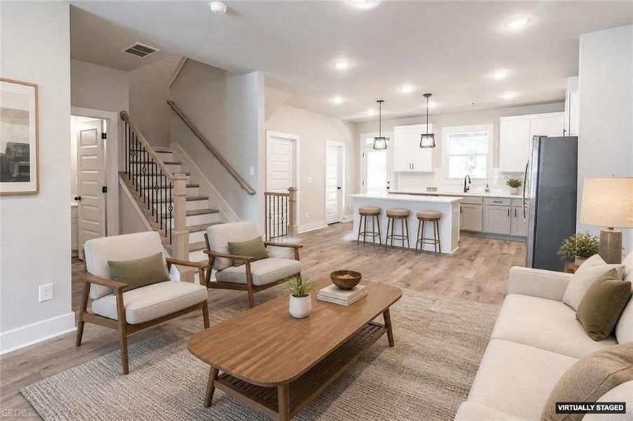 Furnished interior view inside a new home in , Tucker (Image 12).