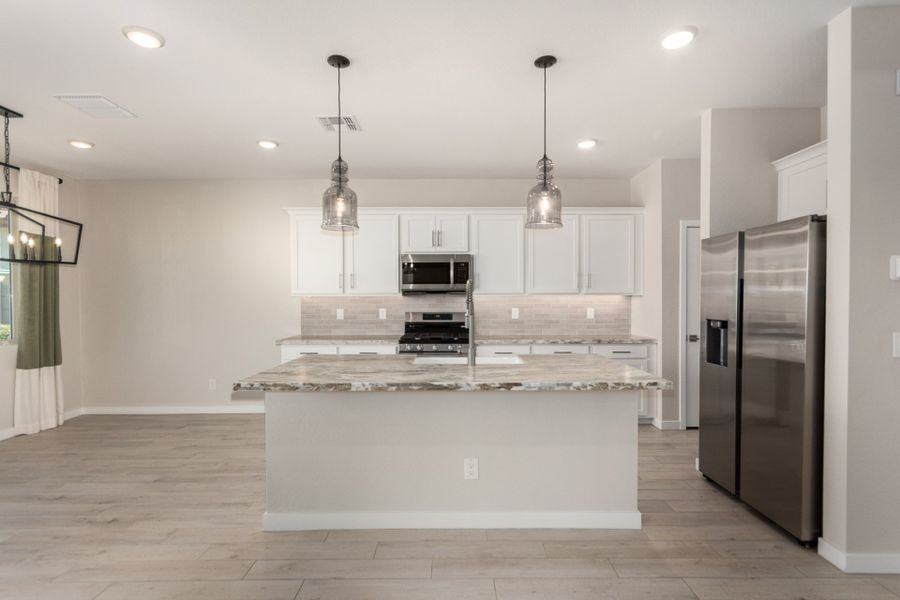Furnished interior view inside a new home in Eastmark, Mesa (Image 5).