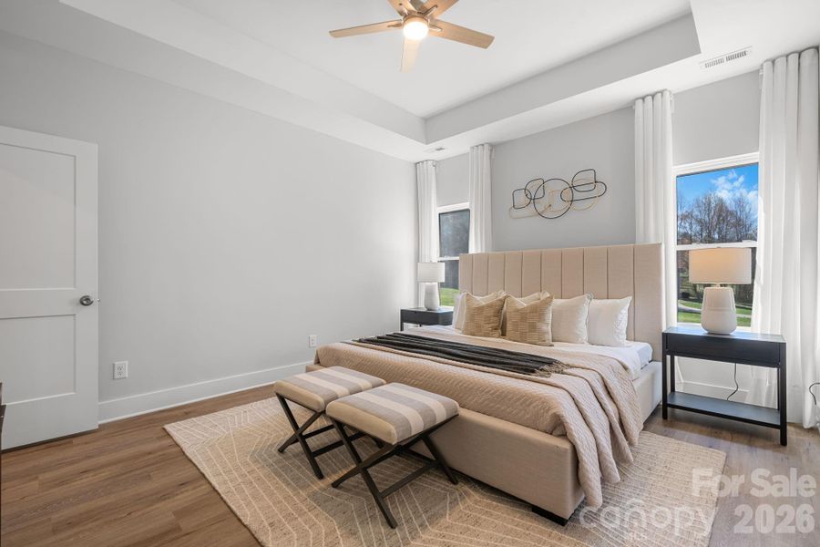 Furnished interior view inside a new home in , Conover (Image 40).