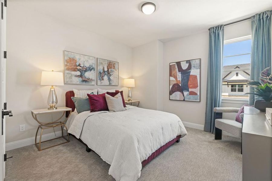 Furnished interior view inside a new home in , McKinney (Image 18).
