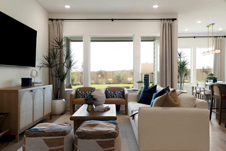 Furnished interior view inside a new home in Lagos Reserve, Manor (Image 13).