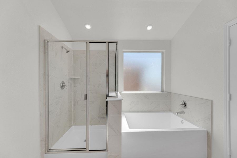 Furnished interior view inside a new home in Salerno - Heritage Collection, Round Rock (Image 12).