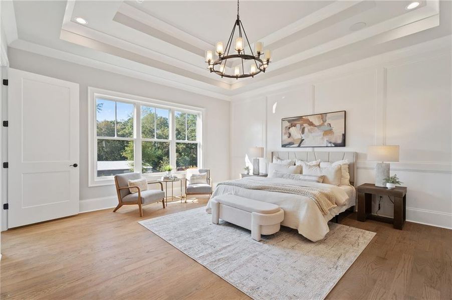 Furnished interior view inside a new home in , Milton (Image 27).