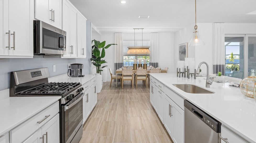 Palmetto EI Gas Range Quartz Countertops