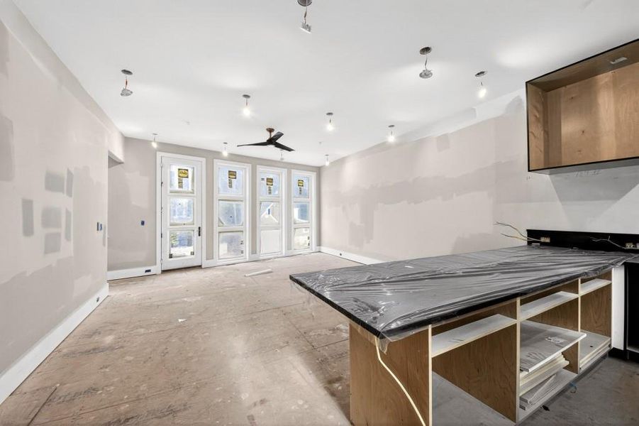 In-progress construction of a new home in , Atlanta, GA (Image 36).