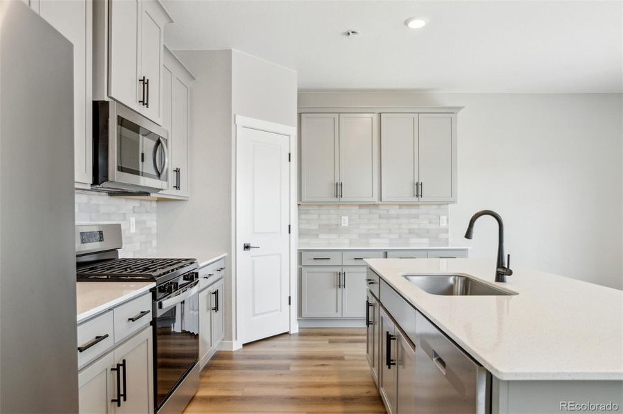 Furnished interior view inside a new home in , Commerce City (Image 4).