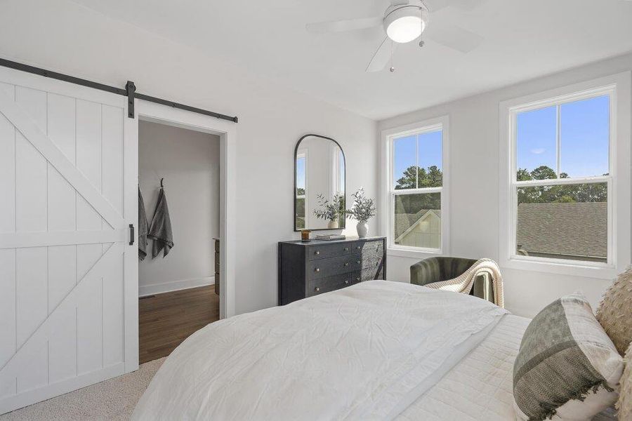Furnished interior view inside a new home in , Atlanta (Image 9).