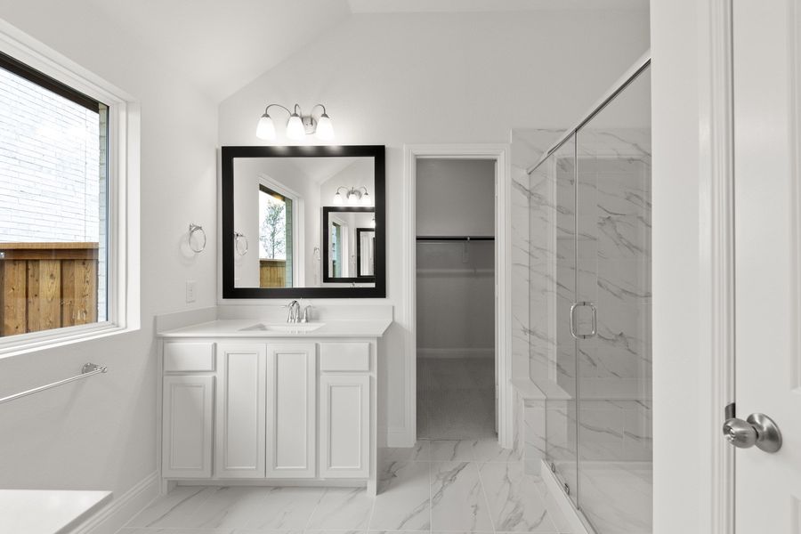 Furnished interior view inside a new home in Creekview Meadows, Pilot Point (Image 8).