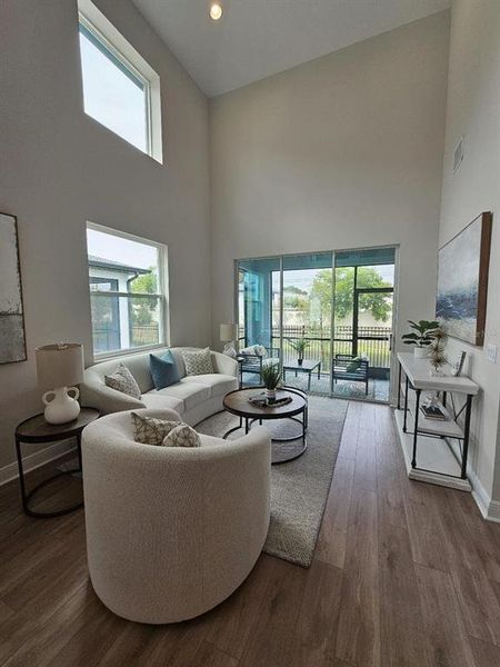 Furnished interior view inside a new home in , Seminole (Image 5).