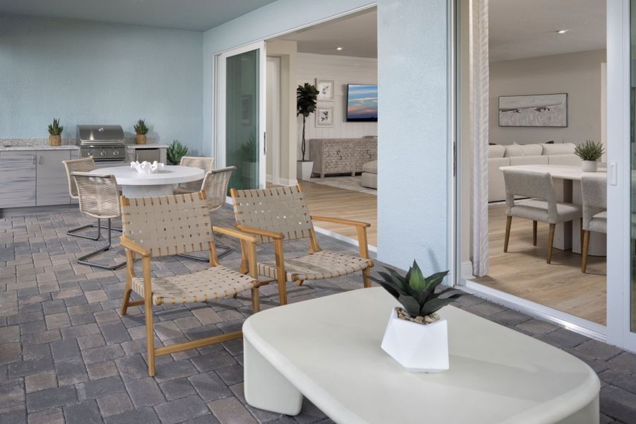 Representative furnished interior of a home built from the Sapphire by Mattamy Homes in Summerlit, Naples (Image 13).