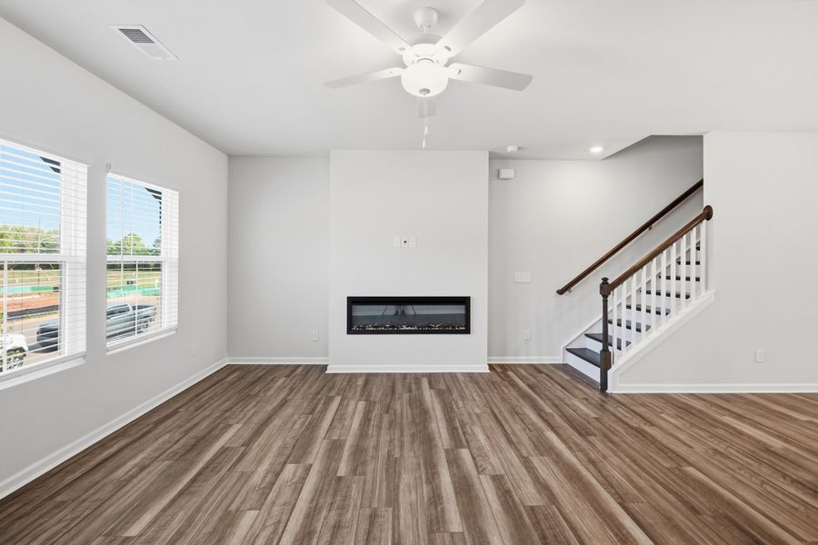Spacious, unfurnished interior of a new home in Nichols Landing, Charlotte (Image 18). Spacious, unfurnished interior of a new home in Nichols Landing, Charlotte (Image 18).