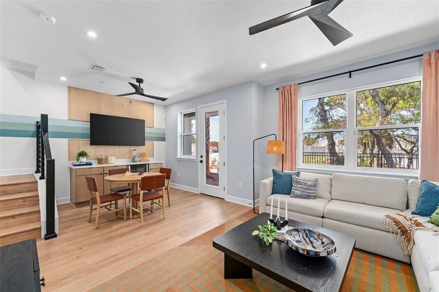 Furnished interior view inside a new home in EvenTide, New Smyrna Beach (Image 18).