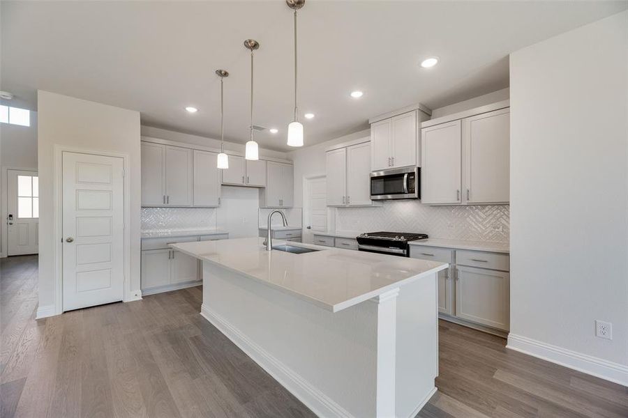 Furnished interior view inside a new home in Spiritas Ranch, Little Elm (Image 6).