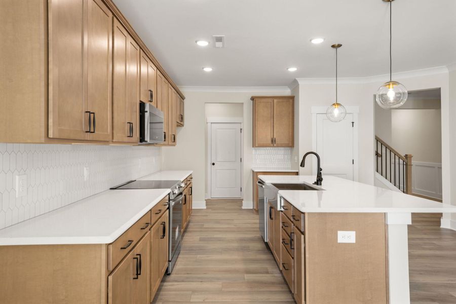 Furnished interior view inside a new home in Harbor Crossing, Greensboro (Image 13).