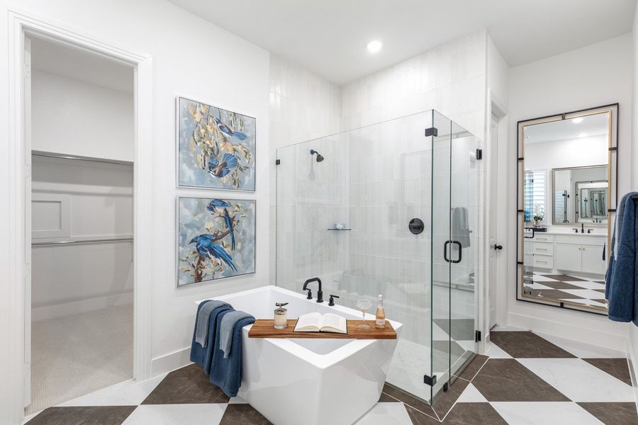 Representative Primary Bathroom - some options shown