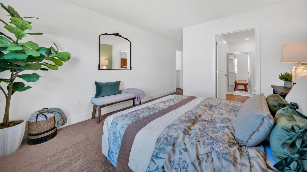 Furnished interior view inside a new home in Macon Townhomes, Seymour (Image 12).