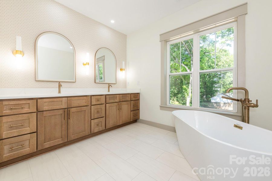 Furnished interior view inside a new home in , Charlotte (Image 8).