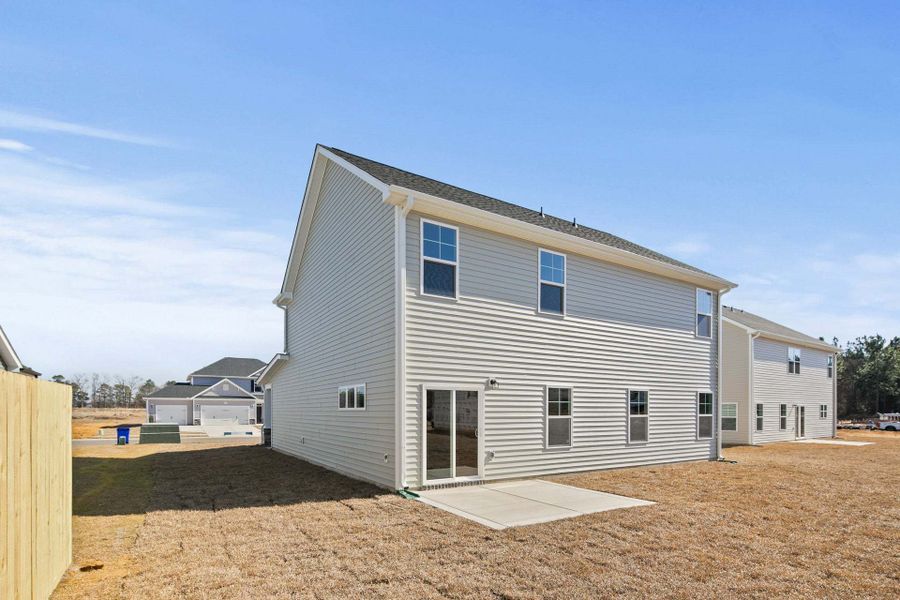 Representative exterior photo of a completed home built from the Camellia by Caviness & Cates Communities in Bartlett Manor, Youngsville, NC (Image 113).