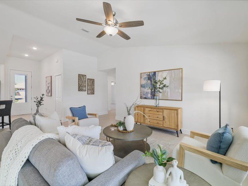 Representative furnished interior of a home built from the The Paradise Cove II by Sunlife Homes LLC in Cape Coral, Cape Coral (Image 14).