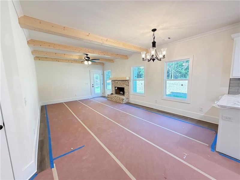 In-progress construction of a new home in , Jefferson, GA (Image 27).