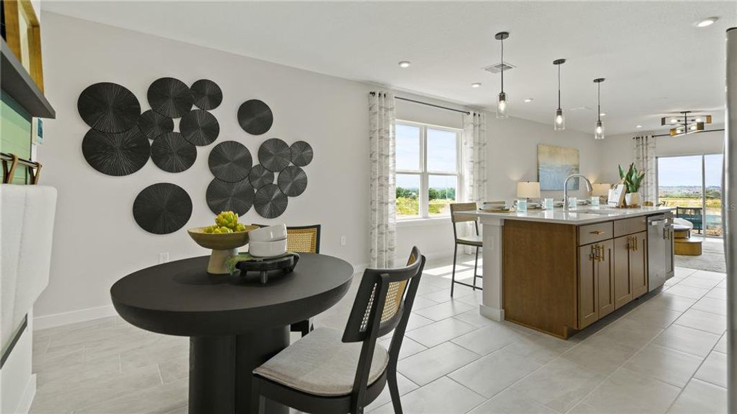 Furnished interior view inside a new home in Hamilton Bluff, Haines City (Image 15).