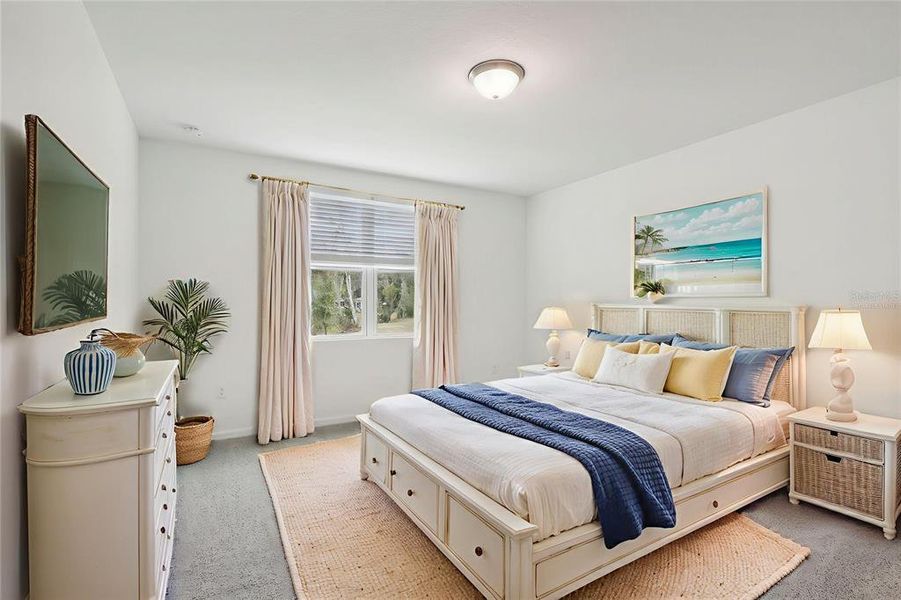 Furnished interior view inside a new home in Fox Pointe at Rivers Edge, Leesburg (Image 6).