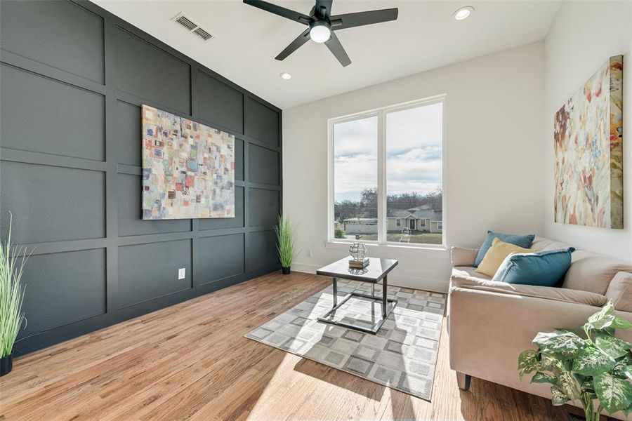 Furnished interior view inside a new home in , Dallas (Image 17).