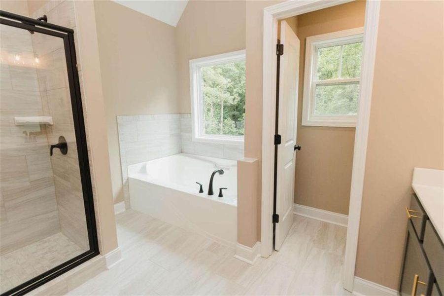 Furnished interior view inside a new home in , Douglasville (Image 16). Furnished interior view inside a new home in , Douglasville (Image 16).