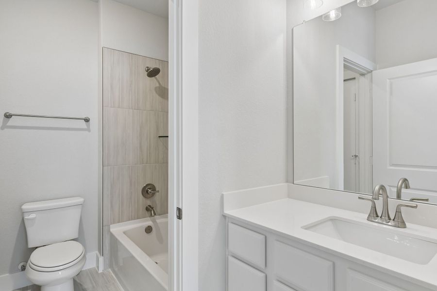 Furnished interior view inside a new home in Painted Tree Lakeside, McKinney (Image 14).