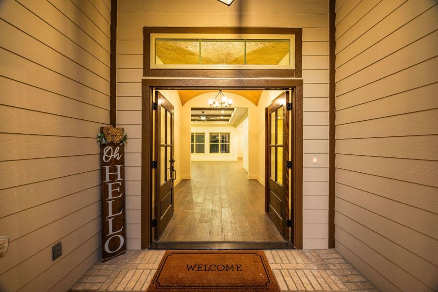 Exterior details and patio area of a home in , Porter (Image 25).