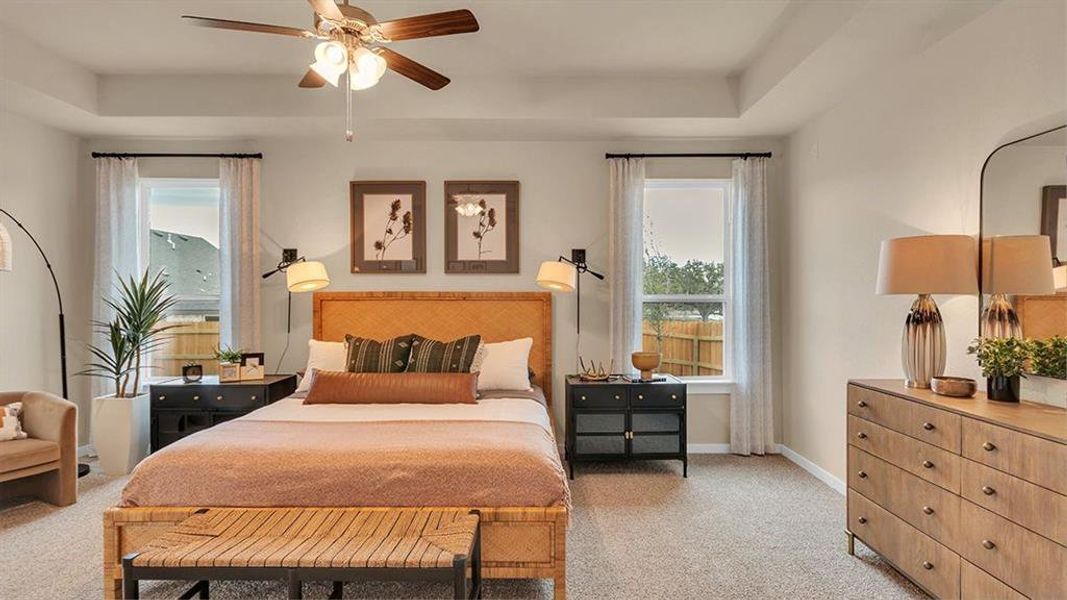 Furnished interior view inside a new home in The Preserve at Forum, Grand Prairie (Image 13). Furnished interior view inside a new home in The Preserve at Forum, Grand Prairie (Image 13).