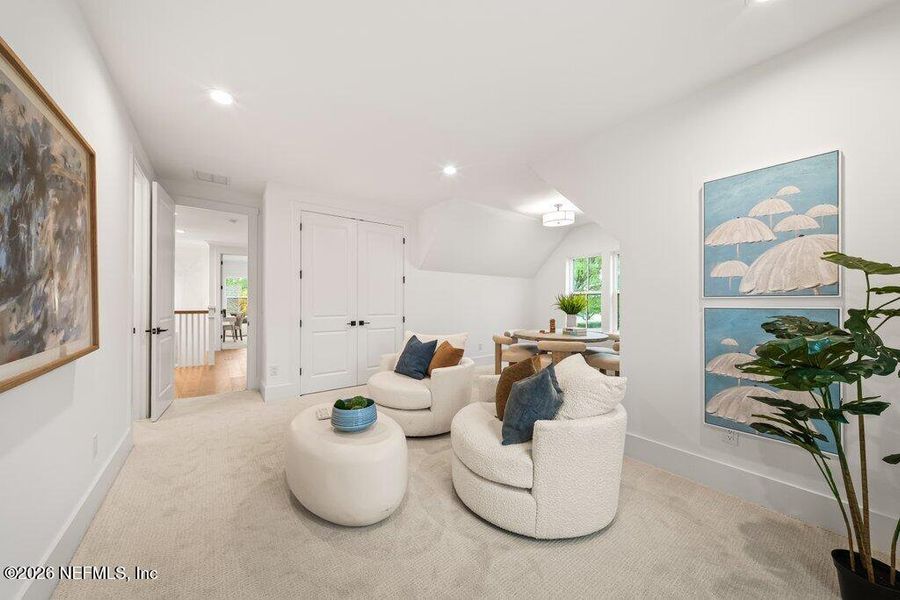 Furnished interior view inside a new home in , Jacksonville (Image 67).