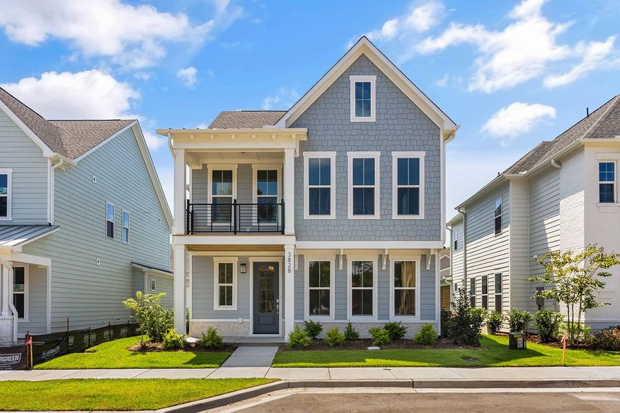 Representative exterior photo of a completed home built from the The Wisteria by RobuckHomes in East & Mason, Wilmington, NC (Image 30).