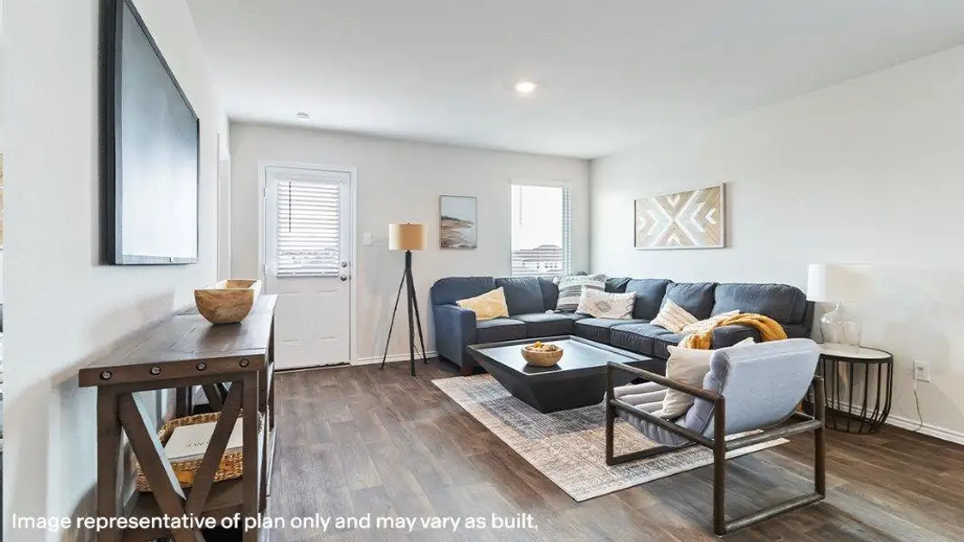 Furnished interior view inside a new home in Hickory Ridge, Elmendorf (Image 4).