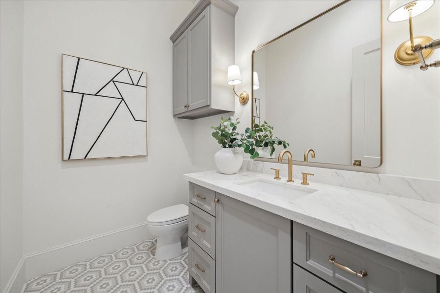 Furnished interior view inside a new home in , Houston (Image 11).