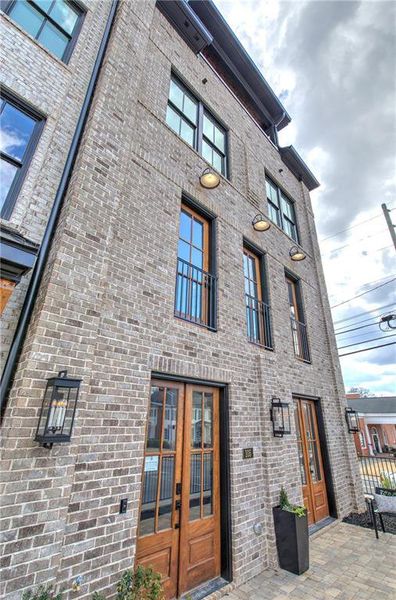 Exterior details and patio area of a home in , Cartersville (Image 36).