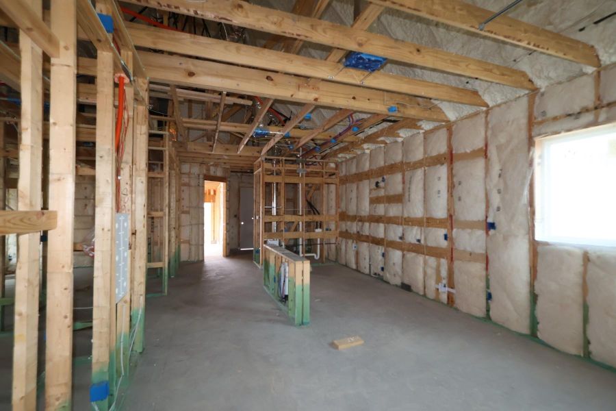 In-progress construction of a new home in The Grand Prairie - Meadow Collection, Hockley, TX (Image 31).