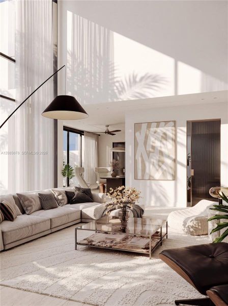 Furnished interior view inside a new home in , Fort Lauderdale (Image 3).