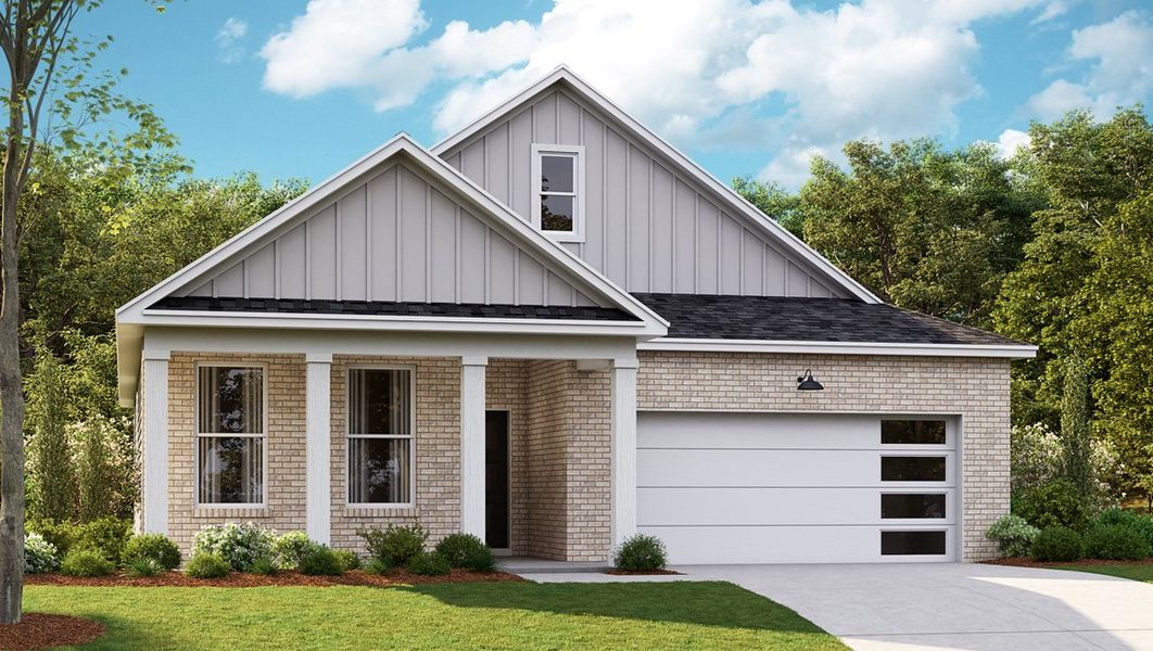 Representative exterior photo of a completed home built from the BRISTOL by D.R. Horton in Nexus South, Gallatin, TN (Image 2).