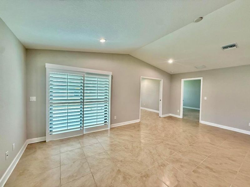 Living Area Sliding Glass Door