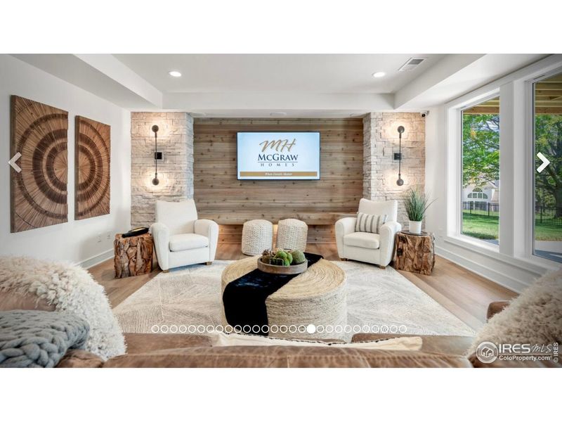 Furnished interior view inside a new home in Bridle Hill, Severance (Image 5).