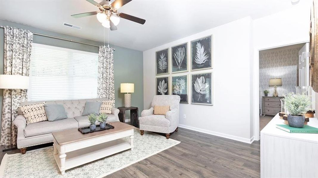 Furnished interior view inside a new home in Twin Lakes, Hoschton (Image 35).