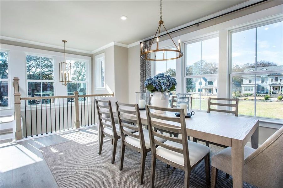 Furnished interior view inside a new home in , Roswell (Image 11). Furnished interior view inside a new home in , Roswell (Image 11).