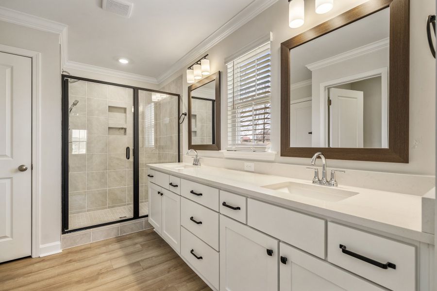 Furnished interior view inside a new home in Parris Meadows, Chesnee (Image 13). Furnished interior view inside a new home in Parris Meadows, Chesnee (Image 13).
